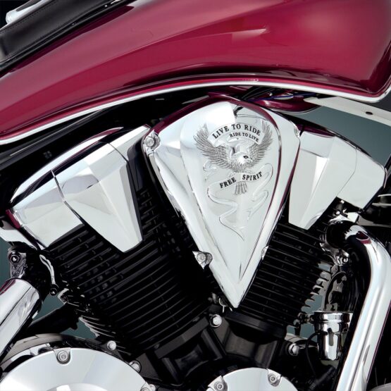 Free Spirit Air Cleaner Cover by Show Chrome - Image 2