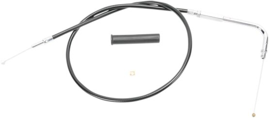 Drag Specialties Black Vinyl Throttle/Idle Cable 36-3/4in For Harley-Davidson