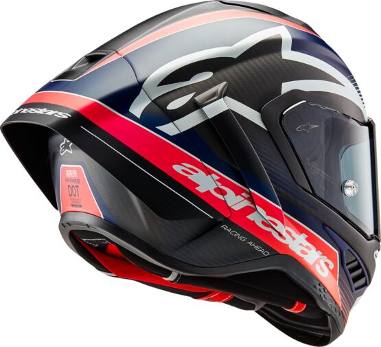 Alpinestars Supertech R10 Team Helmet Matte Black Red Blue Medium - Image 2
