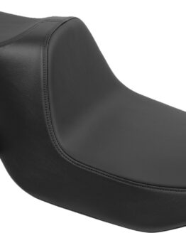 Drag Specialties Seats Predator III 2-Up Smooth Solar Leather Seat FLT/FLH 23-24