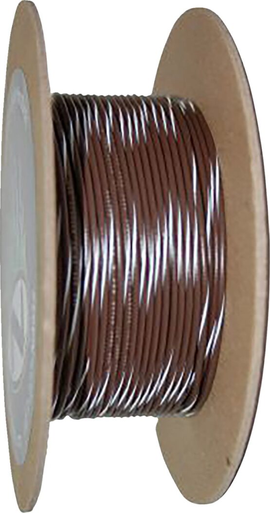 NAMZ 100ft 20 AWG Primary Wire Spool Brown/White Stripe