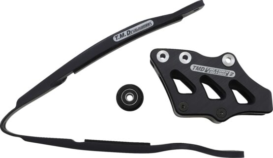 T.M. Designworks Chain Guide and Slider Kit Black Yamaha