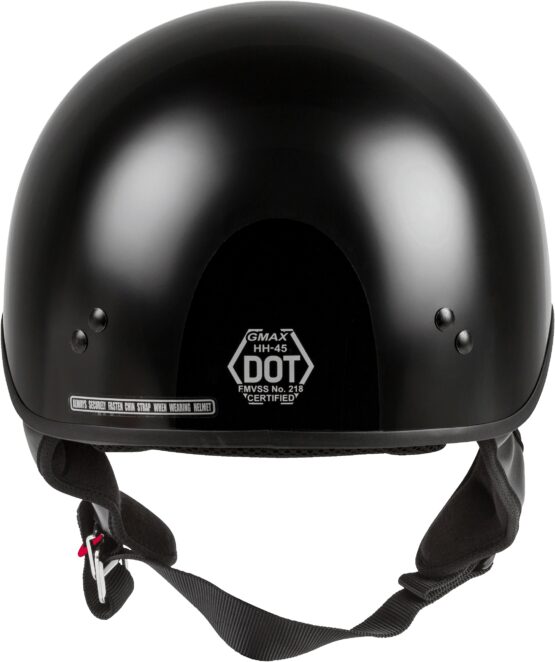 GMAX HH-45 Half Helmet Naked Black XL - Image 4