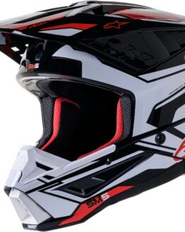 Alpinestars S-M5 Action 2 Helmet Black/White/Bright Red 2X-Large