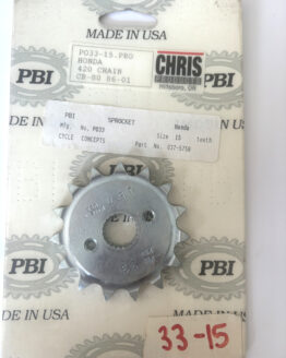 15 Tooth Steel Front Sprocket