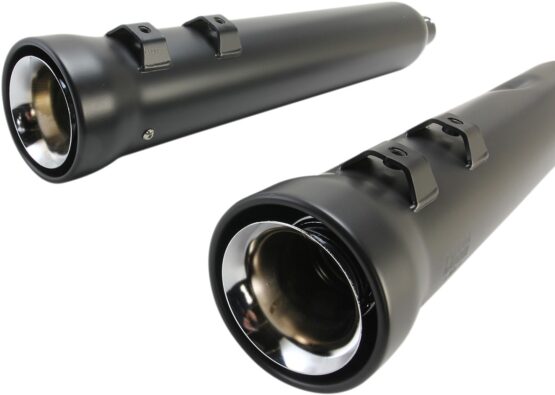 Cobra 4" Neighbor Hater Mufflers Black for FLH/FLT 17-22 Models - Image 2