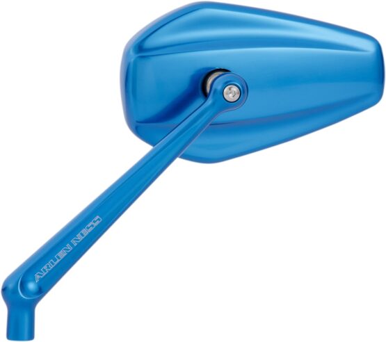 Arlen Ness Mini Stocker Mirror Left Blue - Image 2