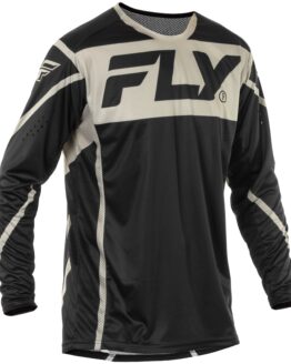 Fly Racing Youth Lite Jersey Black/Grey Youth X-Large
