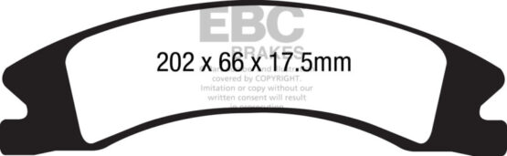 Yellowstuff Front Brake Pads Semi-Metallic Fits 15+ Cadillac Escalade 6.2 2WD - Image 2