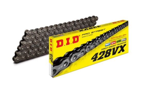 D.I.D 428VX X-Ring Chain 122 Link Natural