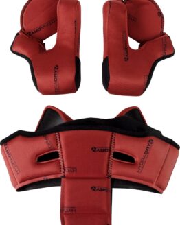 Icon Domain Helmet Liner and Cheek Pads Set XL Red