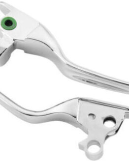 Chrome Biker's Choice Lever Set Silver Fits Softail
