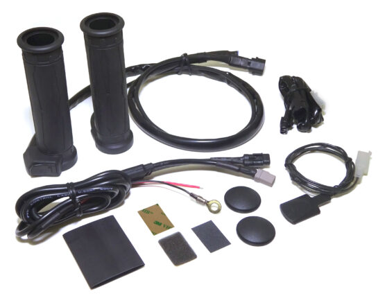 Koso Apollo Heated Grips with Thumb Warmer 7/8in x 130mm Universal - Image 2
