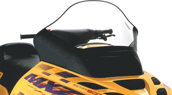 Powermadd Cobra Tall Windshield Clear Black 15.5in For Ski-Doo ZX Chassis