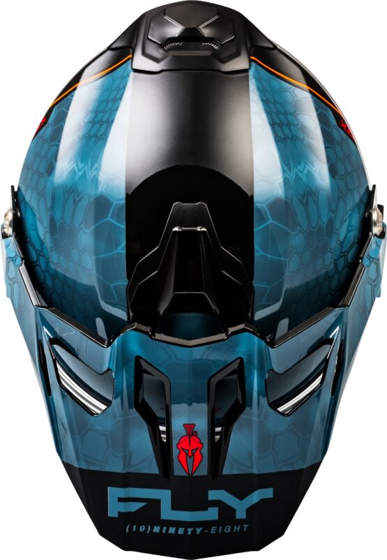 Fly Racing Trekker CW Conceal Helmet 2X Slate/Black/Red Dual Shield - Image 2