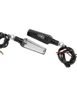 BikeMaster LED Prism Turn Signals Black Pair