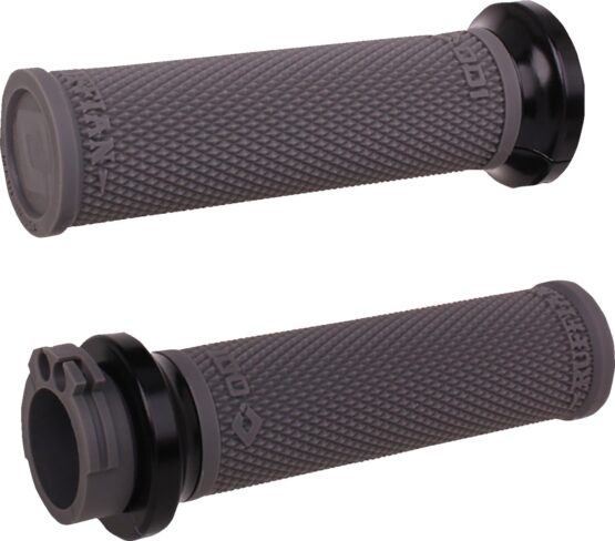 ODI Ruffian Lock-On Street Grips Graphite Black For Harley-Davidson