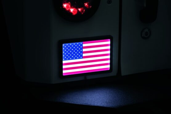 Kuryakyn Freedom Flag LED 4"x6" Chrome 2891 - Image 2