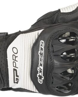 Black/White GP Pro RS3 Gloves - 2XL