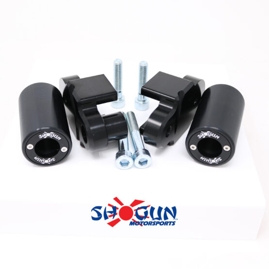 Shogun PA2 No Cut Frame Sliders Black For Kawasaki ZX-6R/ZX-6RR 24-25