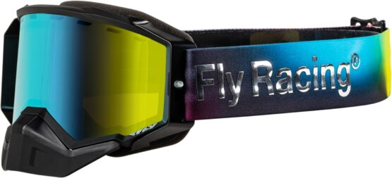 Fly Racing Zone Elite Snow Goggle Amber Mirror/Polarized Smoke Lens