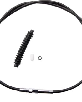 Drag Specialties Black Vinyl Clutch Cable +6in For Harley-Davidson