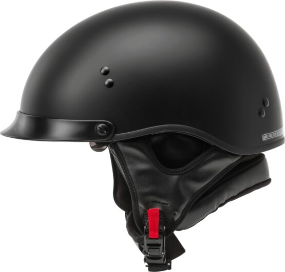 GMAX HH-65 Full Dressed Half Helmet Matte Black XL - Image 3