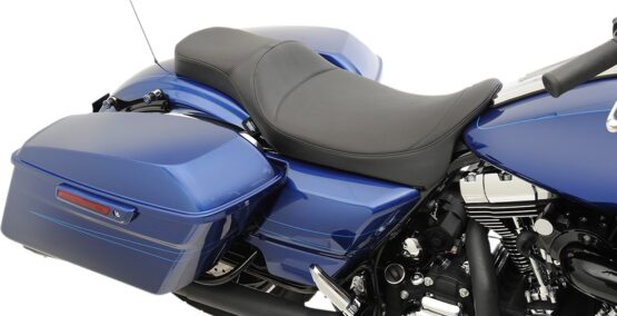 Drag Specialties Extended Reach Predator Seat Black Mild Stitch FL 08-23 - Image 2