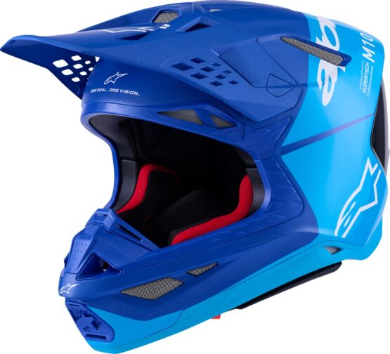 Alpinestars Supertech M10 Flood MIPS Helmet Blue/Black Carbon Small