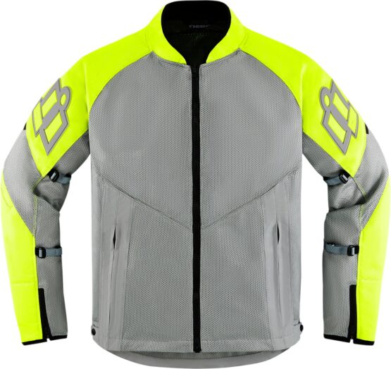 ICON Mesh AF Jacket Hi-Vis/Gray Men's 2XL