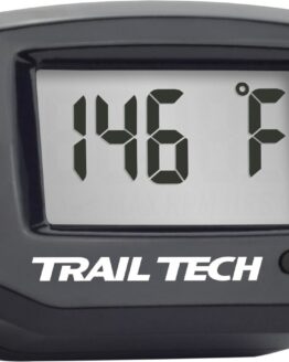 Trail Tech TTO Surface Mount Temperature Meter Black Universal 8mm Fin Sensor