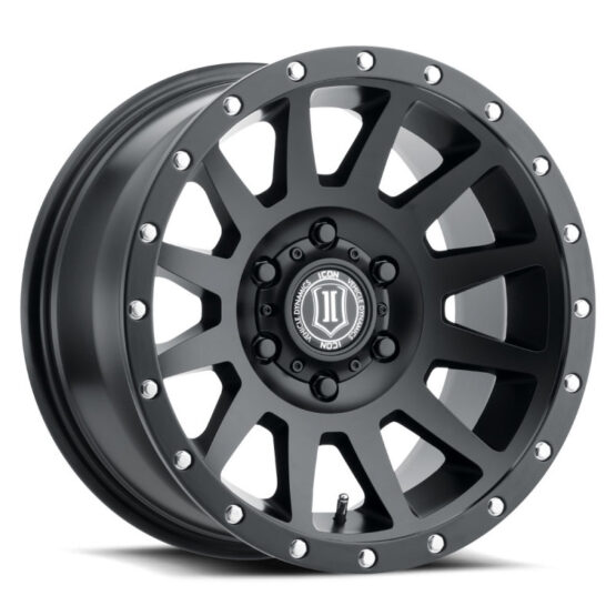 ICON Compression Wheel 17x8.5 6x135 6mm Offset Satin Black