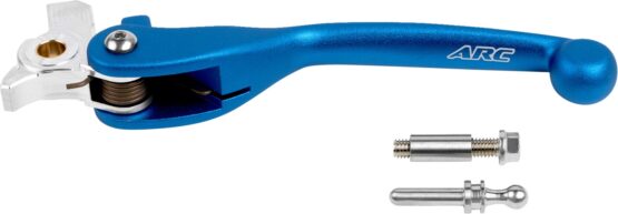 ARC Forged Folding Clutch Lever Blue For Kawasaki KX250 KX450 KX450F - Image 2