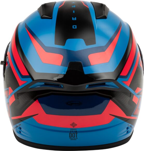 GMAX FF-18 Drift Helmet Black/Blue/Red Medium - Image 2