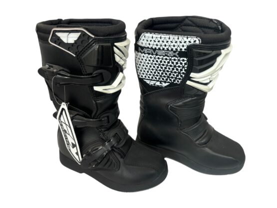Maverick MX Boots Black Youth 03 - Image 2