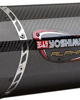 Yoshimura Alpha Carbon Fiber Slip-On Exhaust Black Fits 11-24 GSXR600/750