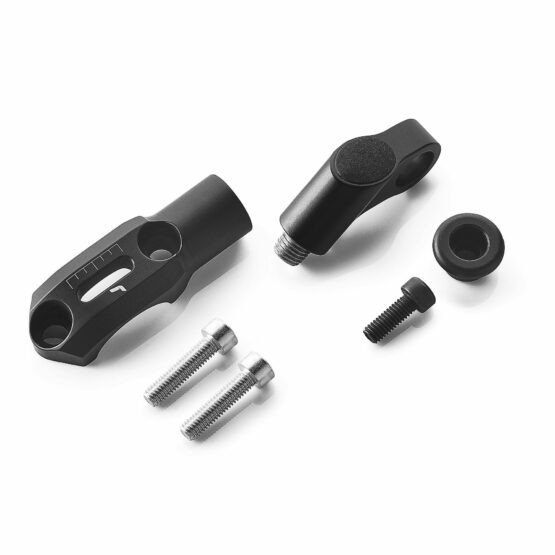 Rizoma Universal Handlebar Mirror Mount Kit Black - Image 2