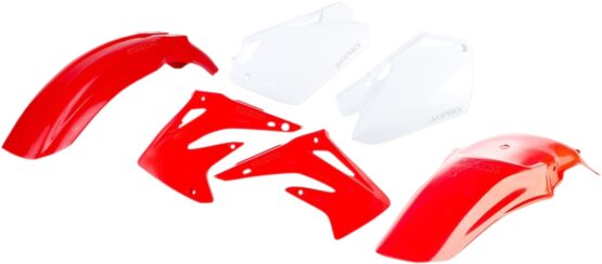 Acerbis Red & White Plastic Kit 6pc Fits 03-07 Honda CR85R /Expert - Image 2