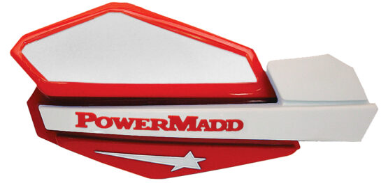 Powermadd Star Series Handguards Red/White - Image 2