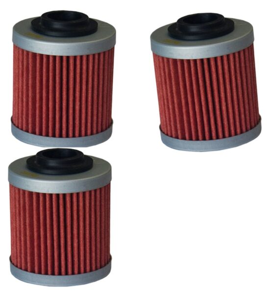 HiFloFiltro HF560 Oil Filter Replaces Can-Am Bombardier 420256455 - 3 Pack