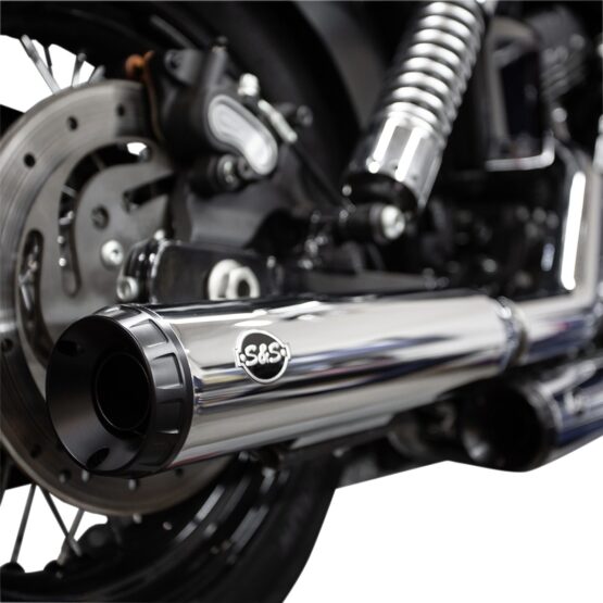Grand National Chrome 3.5" Slip On Exhaust Black Cap - Image 4