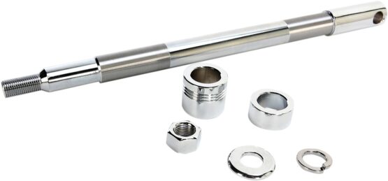 Drag Specialties Front Axle Kit Chrome For Harley FLST/FLSTF/FLSTN