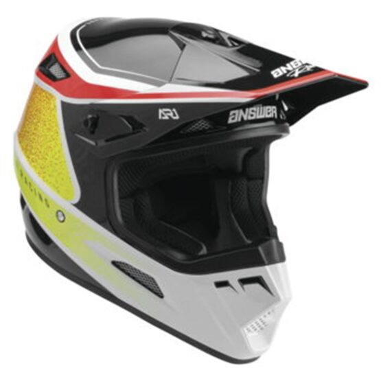Answer AR1 Vivid Helmet Red/Hyper Acid - XS - Image 2