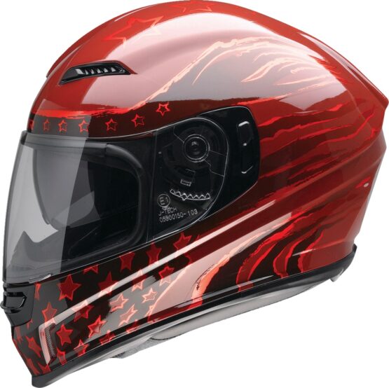 Z1R Jackal Patriot Helmet 3XL Red Gloss Unisex