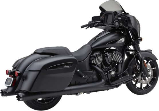 Cobra 4" Dual-Cut Neighbor Hater Slip On Exhaust Mufflers Black