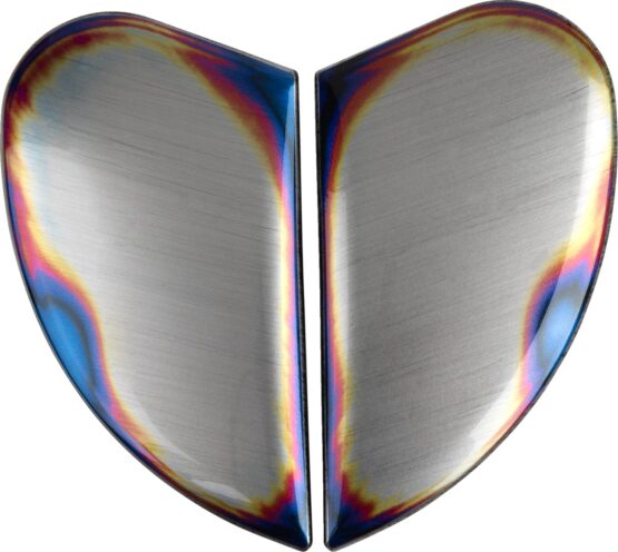 ICON Airframe Pro Helmet Side Plates Silver One Size