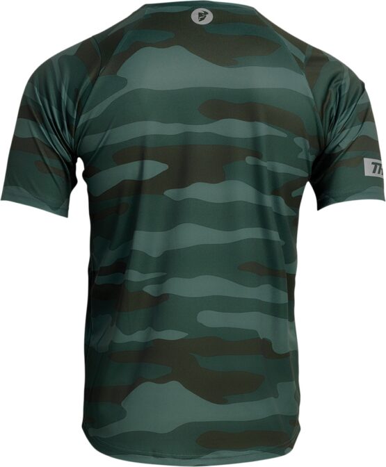 Thor Assist Short-Sleeve Jersey Camo Green Men's Large - Image 2