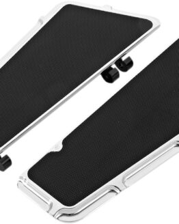 Fusion Beveled Adjustable Driver Floorboards Chrome