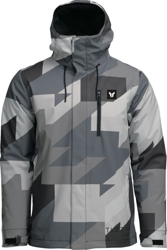 Thor Brave Tour Jacket Men's Camo Black/Gray Small