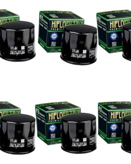 HF515 HIFLOFILTRO Premium Oil Filter For Royal Enfield 650 - 6 Pack